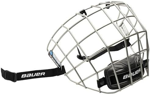 Bauer Profile I Facemask Gitter für Eishockeyhelm Silber