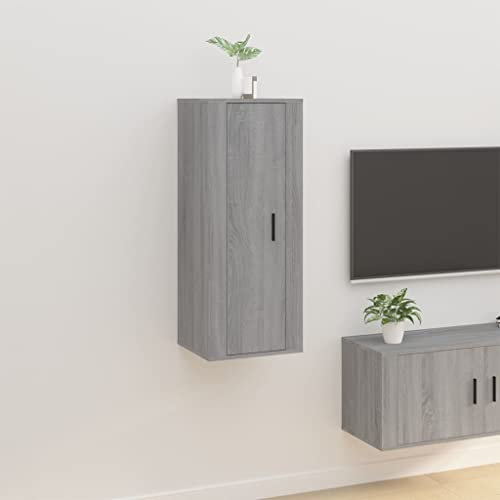 fernsehschrank,tv Bank,tv Tisch,tv tableTV-Wandschrank Grau Sonoma 40x34,5x100 cmtv Cabinet,lowboard weiß,tv Schrank Weiss,