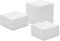 younikat Podeste 3 Stück Acryl weiß I Höhe 5 cm (2X) 10 cm (1x) I Oster Frühlings Dekoration Erhöhung Fensterbank I az_143