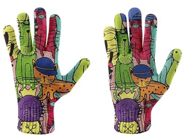 Thermo-Strickhandschuhe – Winter-Handschuhe Mit Touchscreen-Cartoons Und Katzenmotiv, Warme Fahrradhandschuhe Für Männer Und Frauen, Solide Fäustlinge Zum Reiten/Fahren/Bergsteigen, Stil 2, Einh