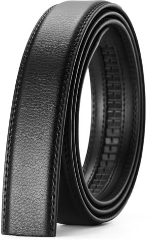 CHAOREN Herren Gürtel Ohne Schnalle, Automatik Gürtel für Männer Ledergürtel