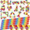 GOLDGE 24 Teile Magische Schlange, Mini Magic Snake Cube, Puzzle Cube Kinder Puzzle, Mini Twist Puzzle Twisty Toy für Kinder und Erwachsene, Regenbogenspielzeug, Geschenkideen für Kinder