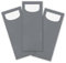 itenga 100x Bestecktasche aus Papier mit weißer Serviette Gastronomie Veranstaltung Feier… (dunkelgrau)