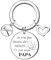 LUODAN Cadeau Papa Porte-clés Cadeaux Papa Porte clés de Papa Cadeau de fête des pères Cadeaux d'anniversaire Cadeaux homme Cadeaux Papa de Fille Fils Cadeau de fete des peres (11)