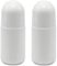 Roll on Bottles, 2PCS 50ml Refillable Empty Rollerball Bottles, Leak-Proof Plastic Roller Ball Container, Sunscreen Roller Applicator, Portable DIY Roller Bottles for Essential Oil Balms