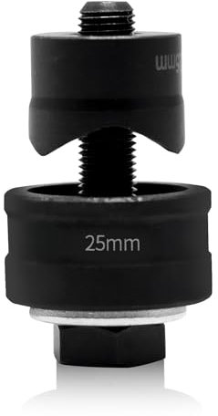 CCLIFE Emporte Pièce 25 mm, Perforateur de Précision pour Perçage Facile dans les Éviers de Cuisine, Métal et Acier Inoxydable