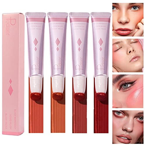 Cream - 2-in-1 Liquid Lip and Cheek Tint - Creamy, Lightweight Blam for Cheeks, Eyes, and Lips Adds Shimmer, Valentine's Day