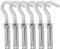 Swpeet 6Pcs M10 Edelstahl Open Cup Haken Expansionsschrauben Bolzen, Heavy Duty Beton Wand Haken Anker, Expansionshaken, Deckenhaken Bolzen, Metall Wandhänger für Betonwand