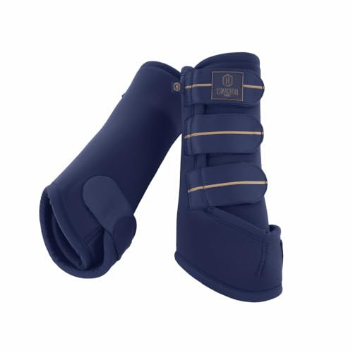 Eskadron Heritage Gamaschen Pro Dressage vorne, Farbe:True Blue, Größe:M