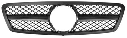 Kühlergrill vorne für Mercedes Benz C-Klasse C63 C230 C240 W203 2000-2006 Silber Schwarz
