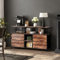 Aparador de Comedor de Cocina, Mueble Cocina Almacenaje, Muebles de Comedor, 4 Cajones, Aparador de Cocina Estilo Industrial, para Cocina, Sala de Estar, 29,8 x 137 x 76,8 cm