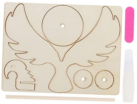 JOINPAYA 1 Satz balancierender Vogel bastelset basteln für kindergeburtstags mitgebsel bastelzeug für holzfiguren Menschen holzrätsel holzpuzzel Holzkleber