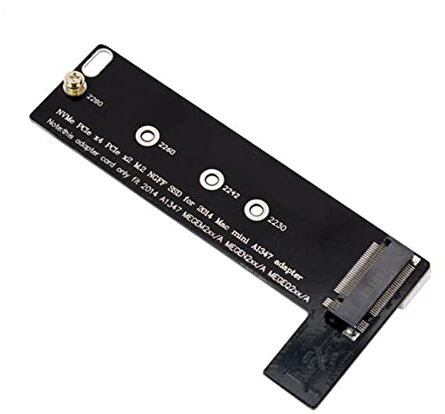FIRSTXIU Adapter Riser Card Cable Extender NVMe for M.2 SSD Solid Drives to for Mac Mini 2014 Version Late A1347 MEGEN2 MEGEM2 ME