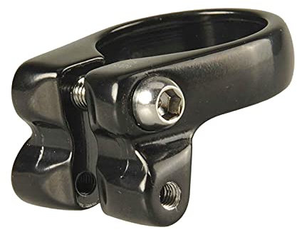 pistro Universal Bike Seat Post Connector for Rear Rack - Aluminum Alloy Mount Adapter for 30.8/30.9mm Seat Post