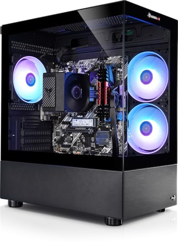 Kiebel Gaming PC Invader XS V AMD Ryzen 7 5700G, 16GB DDR4, Radeon RX Vega (onboard), 1TB M.2 SSD, WLAN, Bluetooth, Windows 11 [186977]