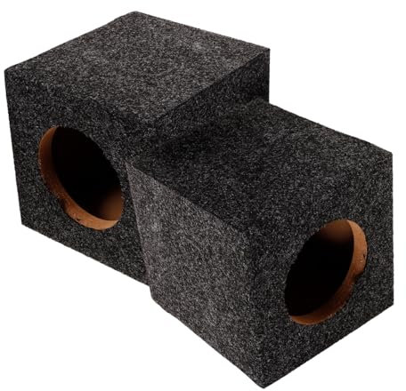 Gadpiparty Cassa Subwoofer Legno Per Auto Innalza Con Design Facile Installare e Risposta Bassi Migliorata Per Altoparlanti Car Audio