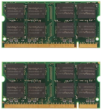 Janasiba 2X Memoria RAM DDR 1GB per Laptop SODIMM DDR 333MHz PC 2700 200 Pin per Notebook Sodimm Memoria