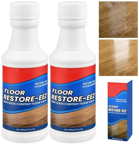 Floor Restore eez, 2PCS Wooden Floor Cleaner, Rejuvenate Wood Floor Restorer, 150ml Laminate Floor Polish Flooring Renewal Agent, Revitalize, Protect, Shine Wood