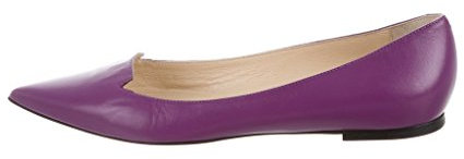 EDEFS - Scarpe Ballerine - Ballerine Donna - Office Scarpe - Tacco a Blocco - Purple - Taglia EU39