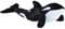 Wild Republic 20730 22476 Plüsch Orca Cuddlekins Kuscheltier, Plüschtier, 38 cm, Multi, 30 cm