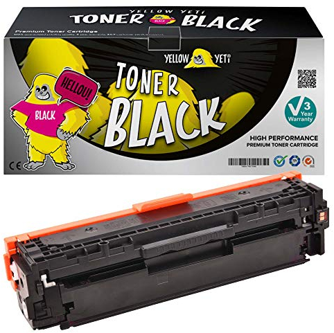 YELLOW YETI 131X CF210X 731 (2400 Seiten) Schwarz Premium Toner kompatibel für Laserjet Pro 200 Color MFP M276nw M276n M251nw M251n i-SENSYS LBP7100Cn LBP7110Cw MF628Cw