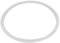Gasket Sealing Easy to Install Silicone Gasket Non-Toxic Gasket Sealing Food-Grade Silicone(Diameter 24CM)