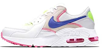 Nike Damen Air Max Excee Sneaker, White Indigo Burst Pink Blast Volt, 40.5 EU
