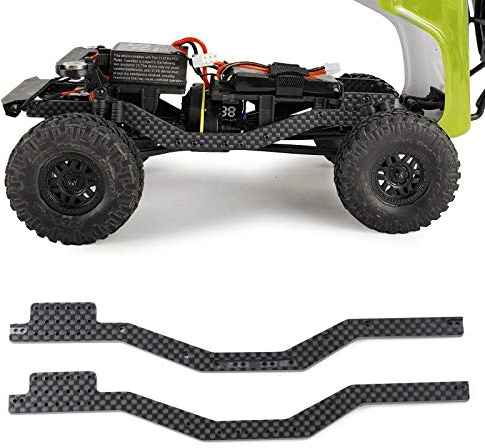 AXspeed Carbon Fiber Chassis-Rahmenschienen für 1: 24 Axial SCX24 AXI90081 RC Upgrade-Teile