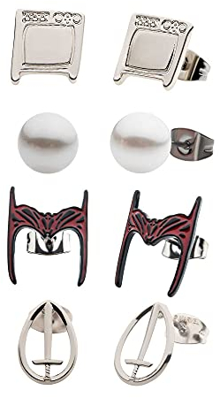 SalesOne MARVEL WANDAVISION TV SERIES EARRING SET - Marvel Gifts - Marvel Merchandise