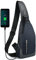 Aucuu Brusttasche Herren, Umhängetasche sling bag, Oxford-Tuch Crossbody bag, Schultertasche wasserdichte Umhängetaschen Handtasche Herren für Sport Arbeit Radfahren Reisen