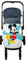 Interbaby Universal-Fußsack für Kinderwagen, weich, warm, Plüsch, abnehmbar, doppelte Öffnung, einfache Reinigung, antiallergene Materialien, Mickey Geo