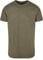 Build Your Brand BB010-Basic Round Neck T-Shirt Camiseta Hombre, Olive, M