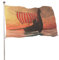 Dekorative Gartenflagge Hofbanner Wikinger Longship Sails Druck, Urlaub Willkommen Hofflagge Rasen Hängende Dekoration 120 x 180 cm