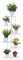 Cre Cra Soporte para Plantas de Hierro,Estantería para Macetas con 6 Niveles,Jardín puesto de plantas Puesto flores,soporte flores,soporte maceta,estantes para planta interior,estanterías para planta