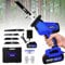 Cordless Reciprocating Saw for Metal/Wood/PVC Pipe/Bamboo/Tree Branch Pruning, Electric Saw with 4 Saw Blades, Battery Powered, Variable Speed, Tool-Free Blade Change, Brushless Motor, Carrying Case