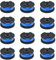 Lot de 12 bobines de fil de rechange pour tondeuse à gazon pour Karcher LTR 18-30 (14443120), remplace le numéro 2.444-016.0