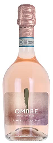 OMBRE Prosecco DOC Rosé – Spumante Extra Dry Biologico – Bottiglia 750 ml – 11% Vol – Naturale, Fragrante, Autentico