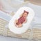 Alcube® Sleepy Babymatratze 40x80 - ovale Matratze für Stubenwagen mit abnehmbarem Matratzenbezug - waschbar bei 60 Grad I Kinderwagenmatratze kombinierbar mit Kinderwagen Einlage oder Moseskorb Baby