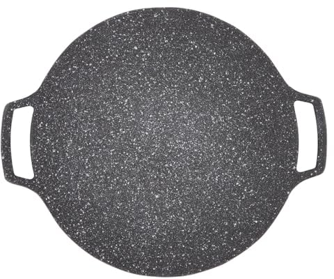 Gril Antiadhésif Pour Barbecue Coréen, Plaque De Barbecue, Poêle à Griller Antiadhésive, Poêle à Griller Ronde Antiadhésive Pour Barbecue Coréen, Poêle à Frire Circulaire Poêle à Griller Coréenne