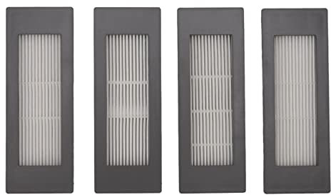 Filtre De Rechange Aspirateur, Lot de 4 filtre de rechange pour Yeedi VAC, pour Yeedi VAC, pour Yeedi VAC Station, Filtre de Rechange Accessoires