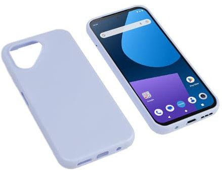 Auotu Soft TPU Silicium Etui Étui Housse Coque Silicone Silikon Cover Silicon Case pour Fairphone 5 Smartphone (Bleu)