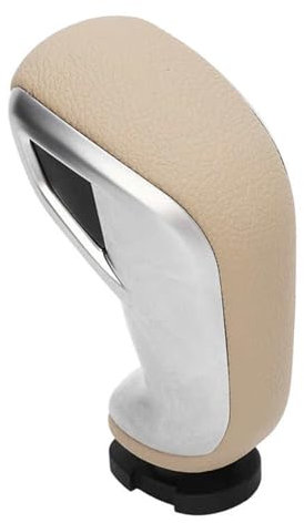 Car Schaltsack Für Peugeot 308 408 508 Auto Schaltknauf Shifter Auto Schaltknauf Kopf Schalthebel Schaltknauf Schaltknauf Knopf (Farbe : Beige)