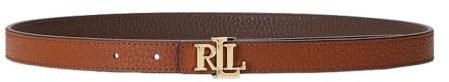 Ralph Lauren Wendegürtel Logo, Hellbraun/Dunkelbraun Größe S