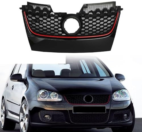 Griglia Paraurti Anteriore Per VW Golf 5 MK5 Jetta GTI 2006 2007 2008 2009, Griglia Radiatore Paraurti Anteriore Accessori