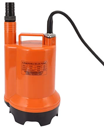 Xcello Pompe De Cale Submersible Pompe à Eau électrique Portable pour Piscine Baignoire étang De Jardin Drainant 24 V DC 240 W