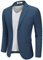 COOFANDY Sakko Herren Blazer Sportlich Modern Anzugjacken für Herren Business Freizeit Slim Fit Jackett Sommer Blau L