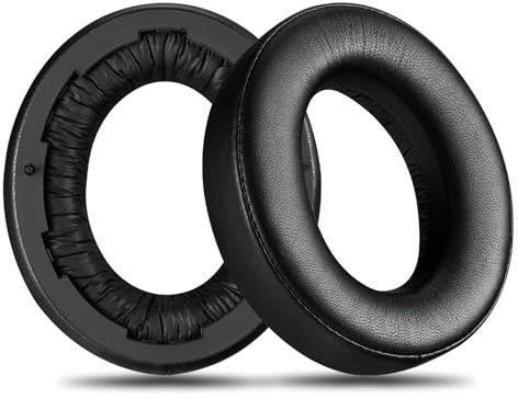 AHG Accessory House Global Almohadillas de alta calidad Bathys compatibles con auriculares Focal Bathys (negro). Piel sintética de alta calidad, espuma FlexiSoft de alta densidad, revive la