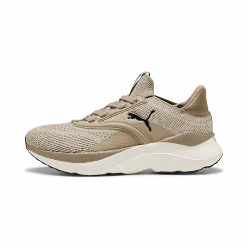 Puma Damen Softride Mayve Running ShoesPUMA Damen Softride Mayve Laufschuhe, Warmweiß-Gold-Schwarz, 42 EU