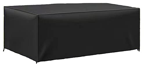 JPudinor Housse Table de Jardin 230 x 110 x 75cm – Bâche Résistante aux Intempéries et aux Déchirures en 420D Oxford pour Mobilier Extérieur