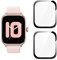 Pellicola Vetro Protettiva per Amazfit GTS 4, Senza Bolle, Trasparente HD, Schermo Protettivo, Sensibile al Tatto, Anti-Graffio, HD Clear Flessible Pellicola, 3 Pezzi